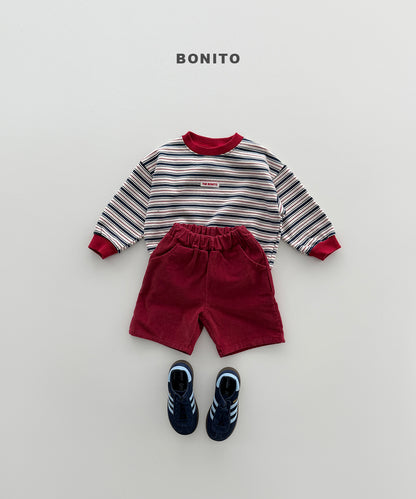 42.Feeling Stripe Sweatshirt