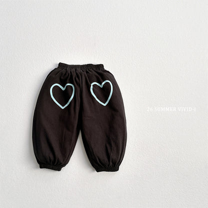 【PREORDER受付終了、ご希望はお問い合わせください。】33.Back Heart Jogger Pants