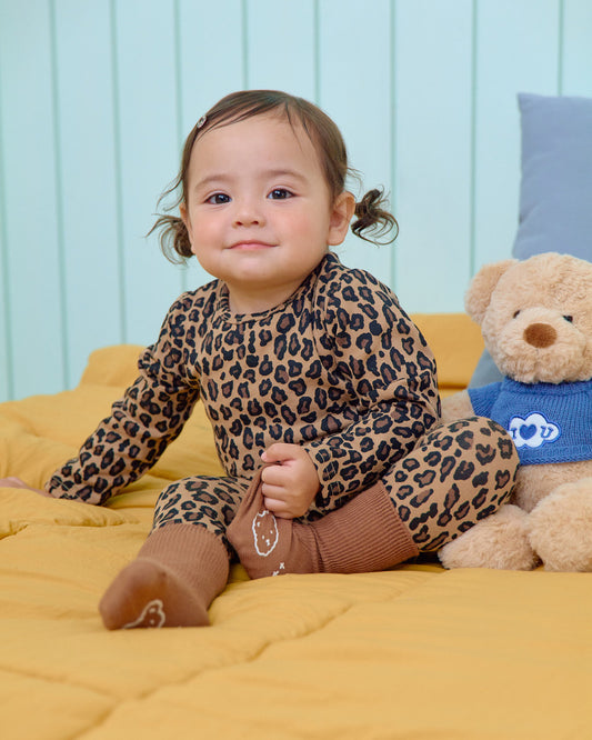 【PRE-ODER〆8.9(sun)】33.Little Leopard Loungewear | oottbebe