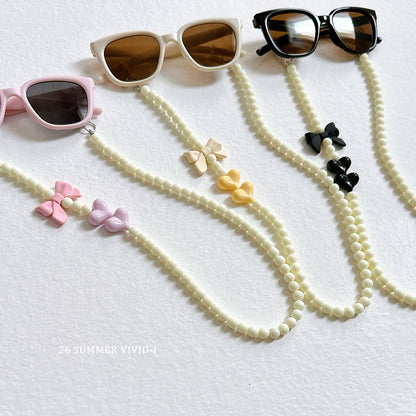 【PREORDER受付終了、ご希望はお問い合わせください。】118.Heart Case Necklace Sunglasses