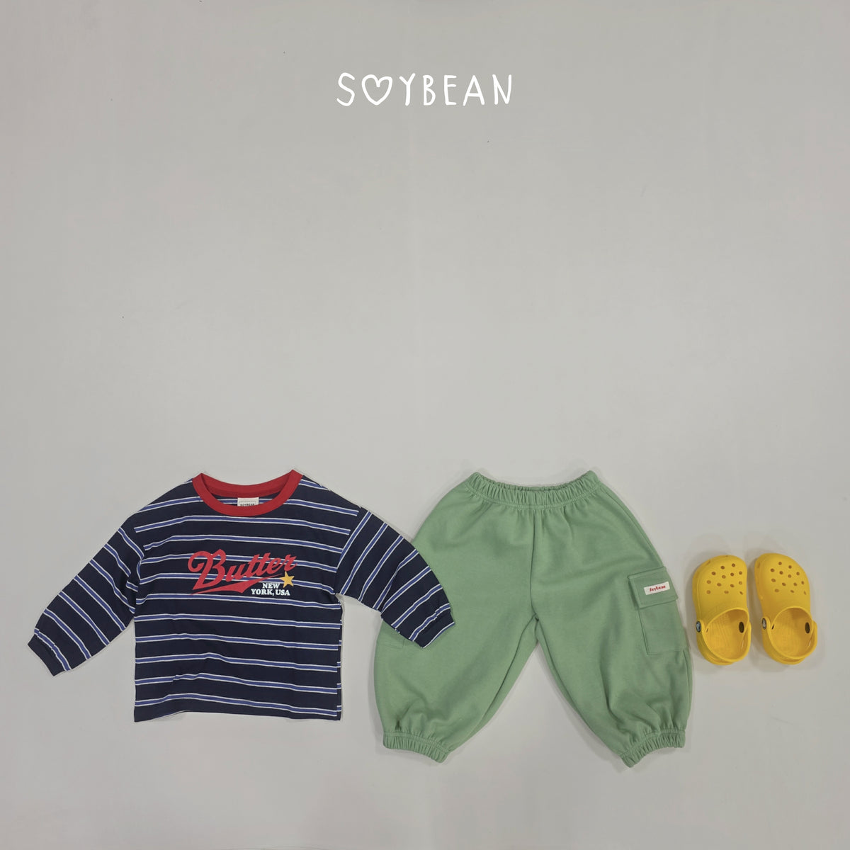 【秋のPRE-ODER 5%OFF】18.Butter Stripe Tee (7 Sizes)