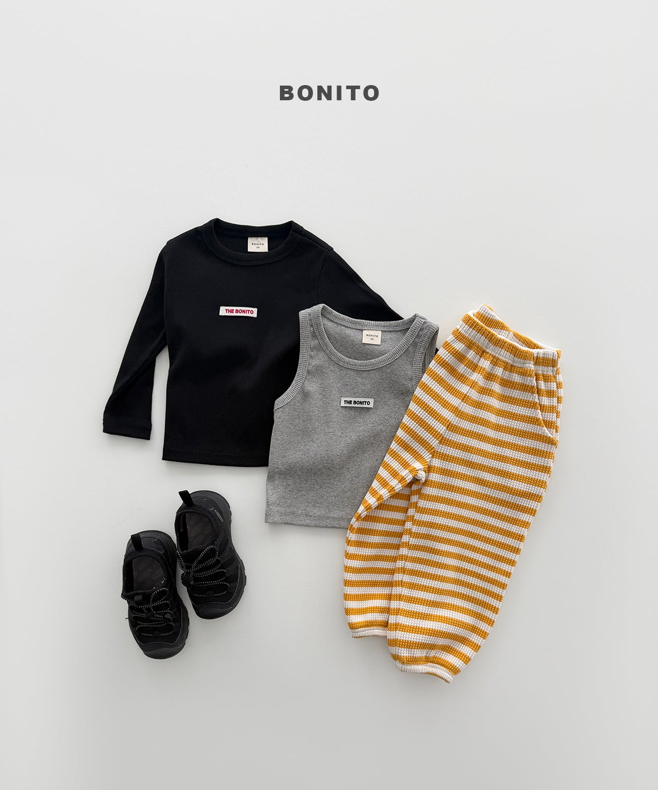 29.Waffle Stripe Jogger Pants