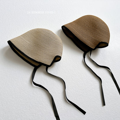 【PREORDER受付終了、ご希望はお問い合わせください。】123.Strap Bonnet Hat