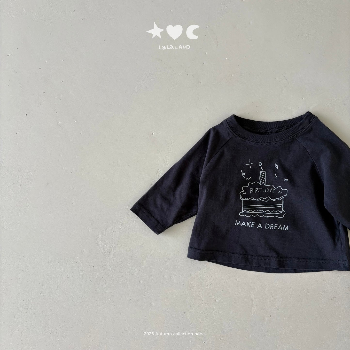 【PRE-ODER〆8.9(sun)】31.Happy Raglan Tee | lalaland
