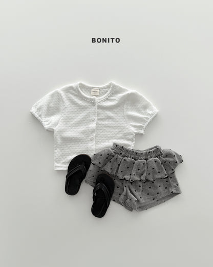 【PREORDER 4日間限定】44.mini heart frill shorts