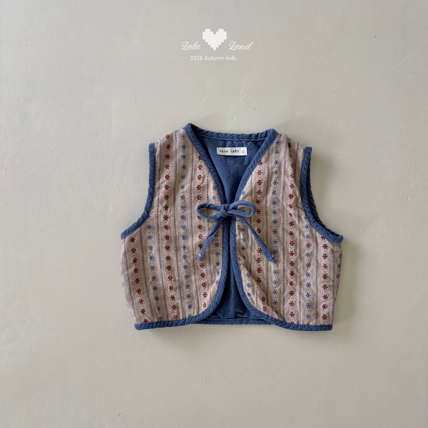 【PRE-ODER〆8.9(sun)】07.Hippie Reversible Vest | lalaland