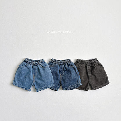 【PREORDER受付終了、ご希望はお問い合わせください。】10.Basic Denim Shorts