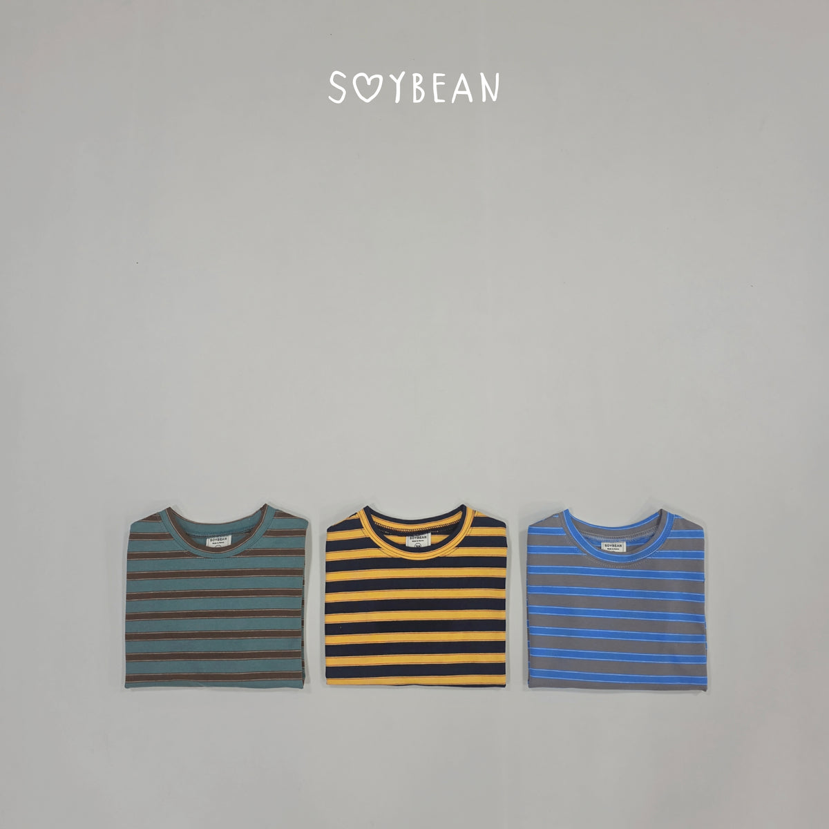 【秋のPRE-ODER 5%OFF】09.Oversized Boxy Stripe Tee (7 Sizes)