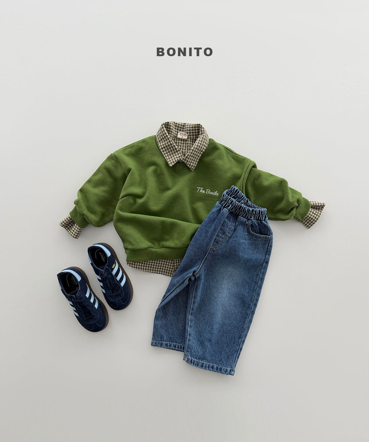 05.Brushed Denim Pants