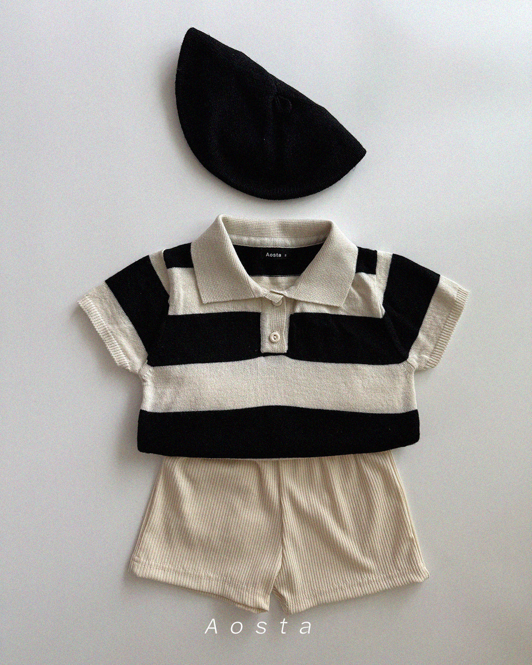 【PREORDER受付終了、ご希望はお問い合わせください。】22.Knit Collar T