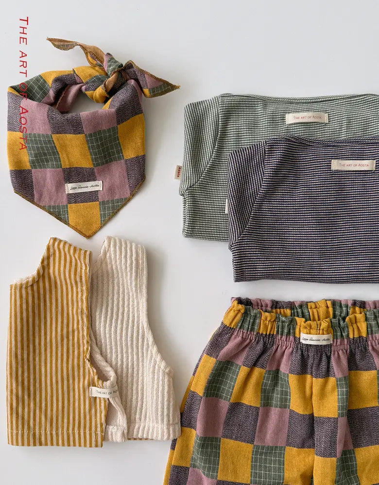 【秋のPRE-ODER 5%OFF】66.Patchwork Scarf