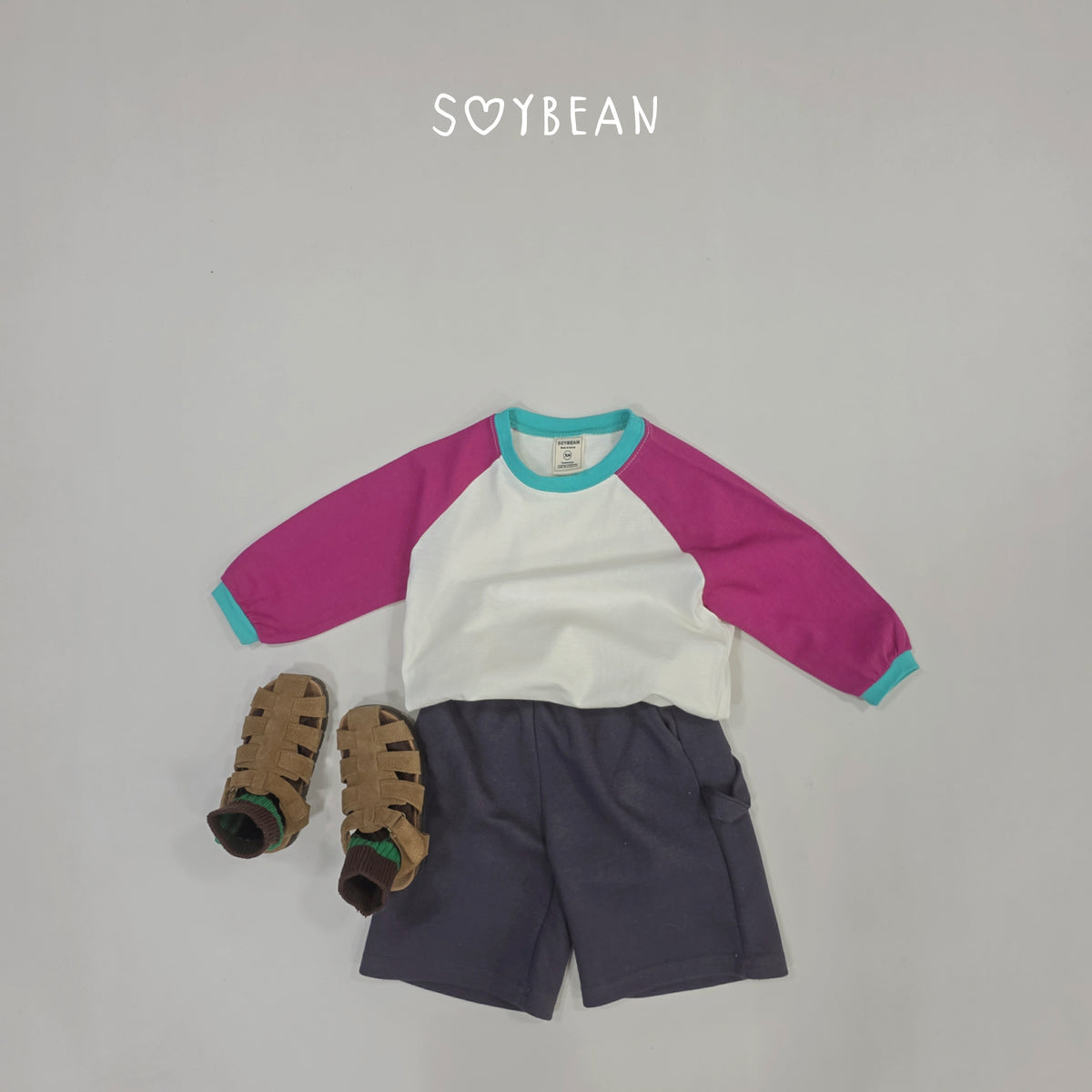 【秋のPRE-ODER 5%OFF】06.Color Raglan Tee (7 Colors)