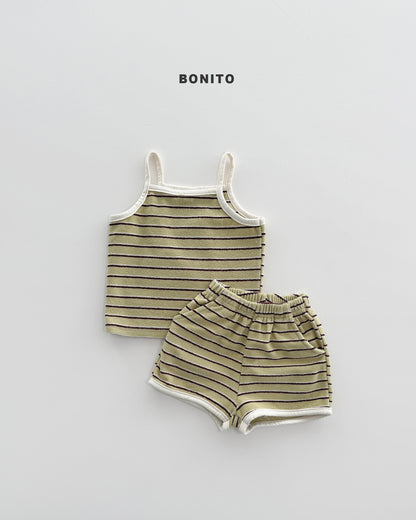 【期間限定 PRE-ODER】5.Bébé Terry Sleeveless Set