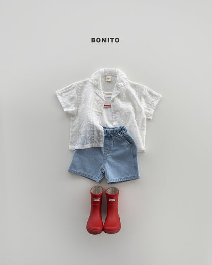 【PREORDER 4日間限定】41.see-through lace shirt