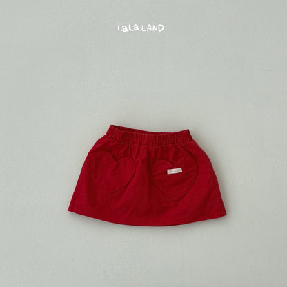 【PREORDER受付終了、ご希望はお問い合わせください。】74.Heart Mini Skirt