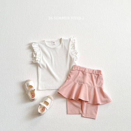 【PREORDER受付終了、ご希望はお問い合わせください。】36.Madeleine 5分丈 Skirt Leggings