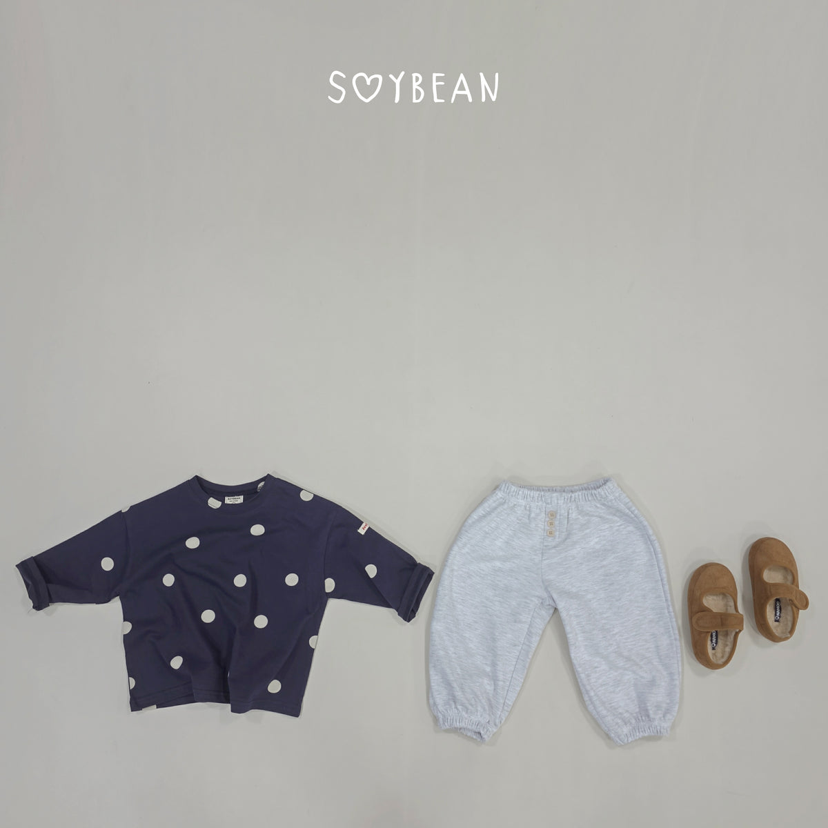 【秋のPRE-ODER 5%OFF】11.Oversized Boxy Dot Tee (7 Sizes)