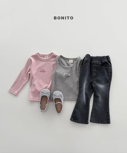57.Bootcut Stretch Denim Pants