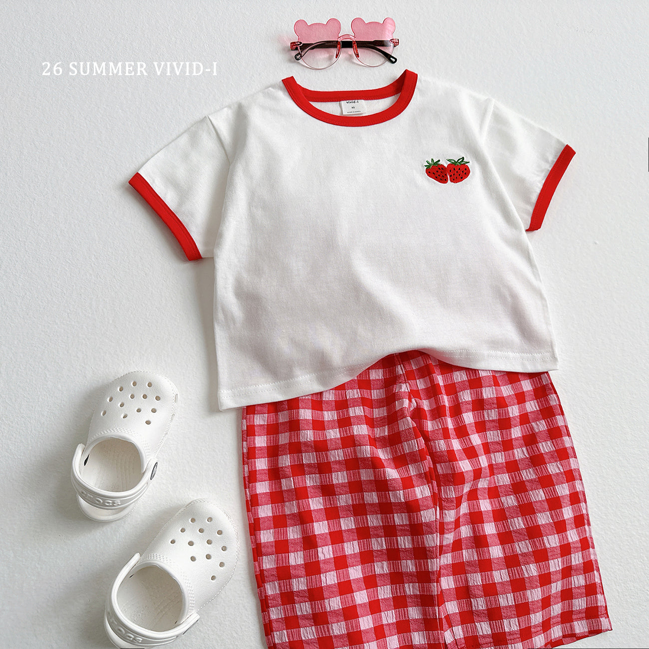 【PREORDER受付終了、ご希望はお問い合わせください。】99.Fruit Embroidery Raglan Set