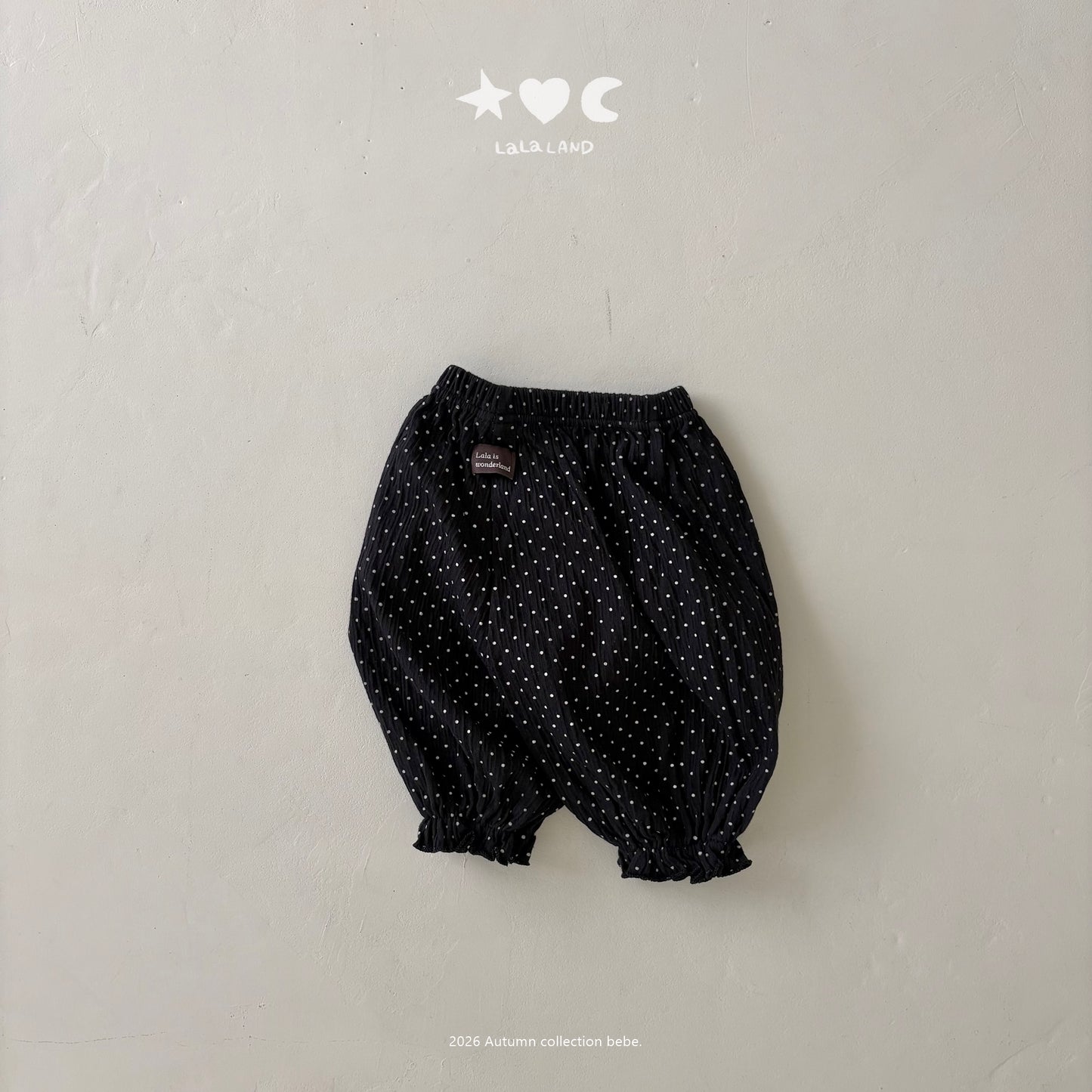 【PRE-ODER〆8.9(sun)】37.Dot Sausage Pants | lalaland