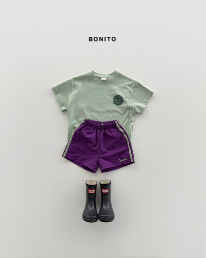【PREORDER 4日間限定】29.two line tape shorts