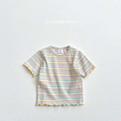 【PREORDER受付終了、ご希望はお問い合わせください。】72.Rainbow Rib Flare Tee