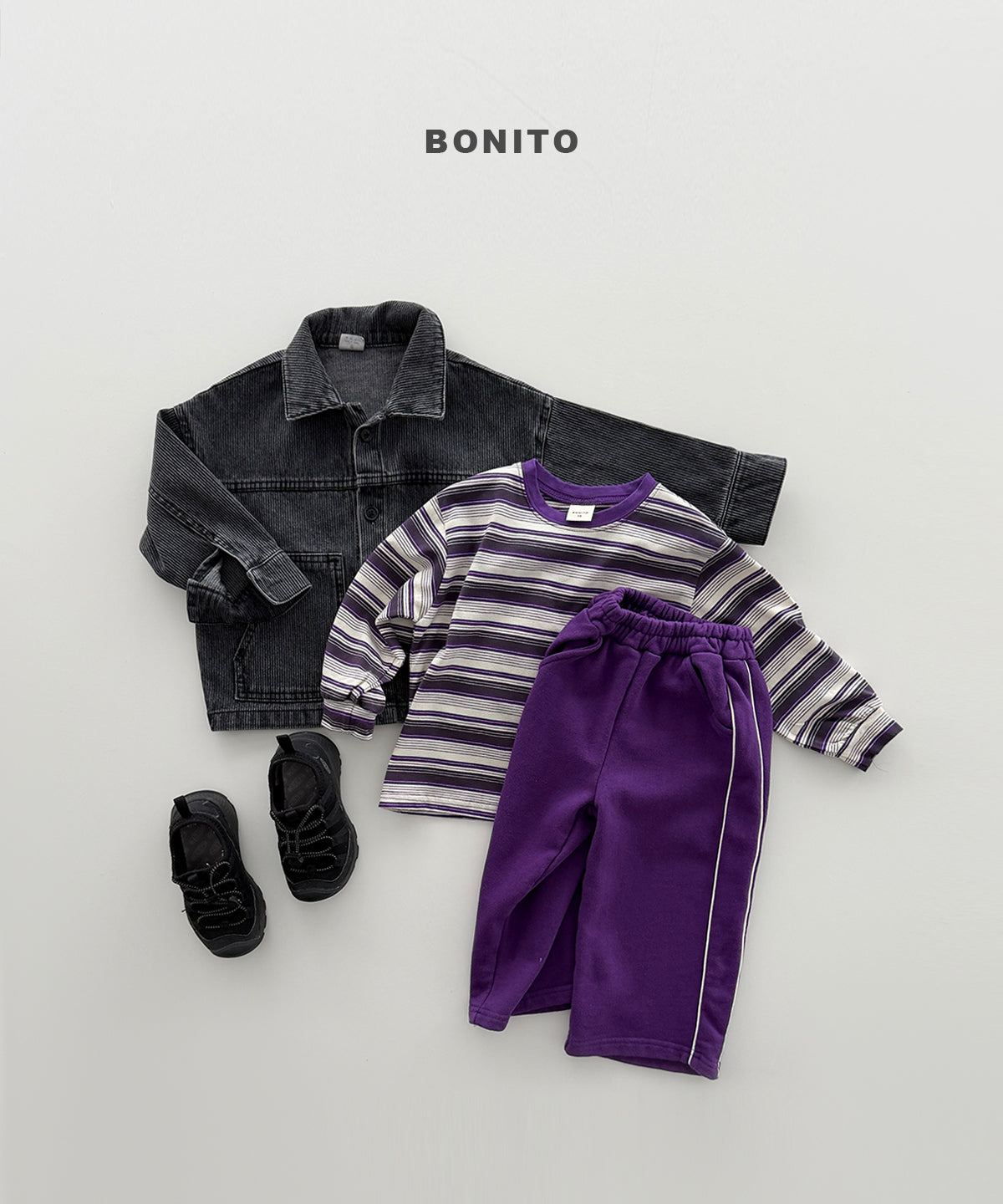 07.Track Stripe Ribbed T-Shirt