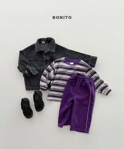 07.Track Stripe Ribbed T-Shirt