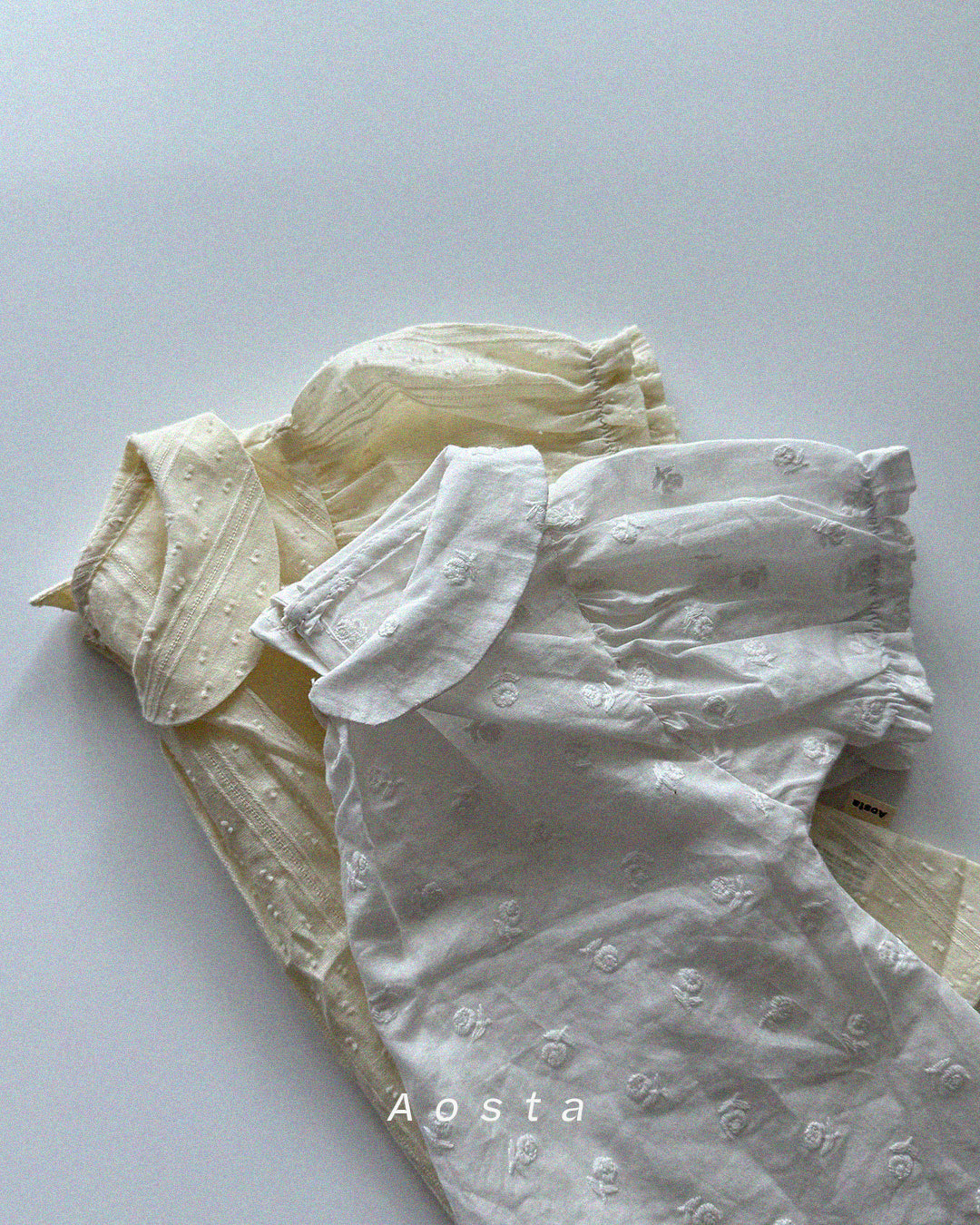 【PREORDER受付終了、ご希望はお問い合わせください。】61.Collar Blouse