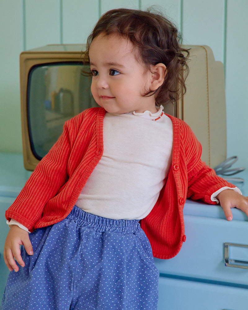 【PRE-ODER〆8.9(sun)】38.Haribo Ribbed Cardigan | oottbebe