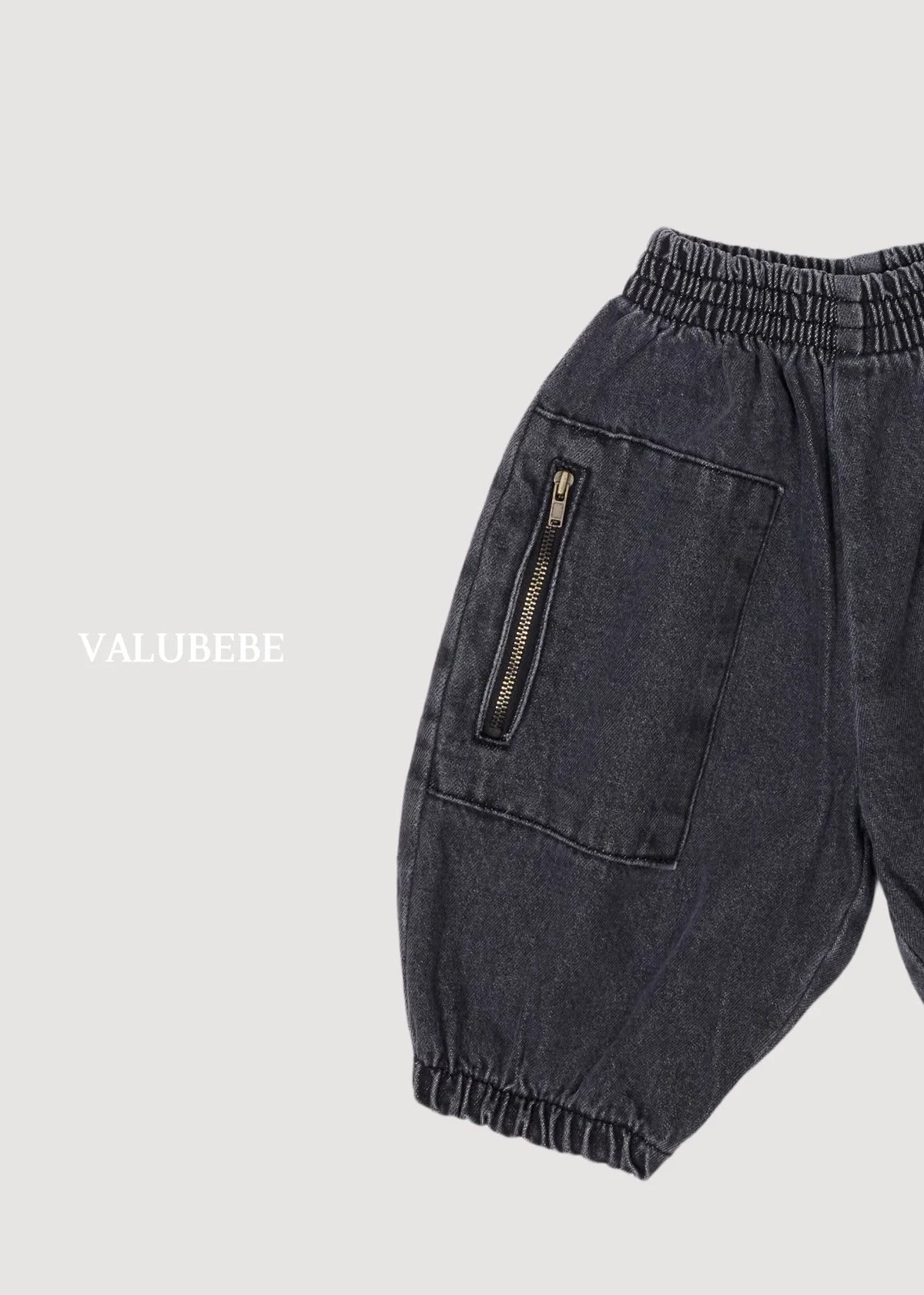 【秋のPRE-ODER 5%OFF】36.Andy Zip Denim Pants