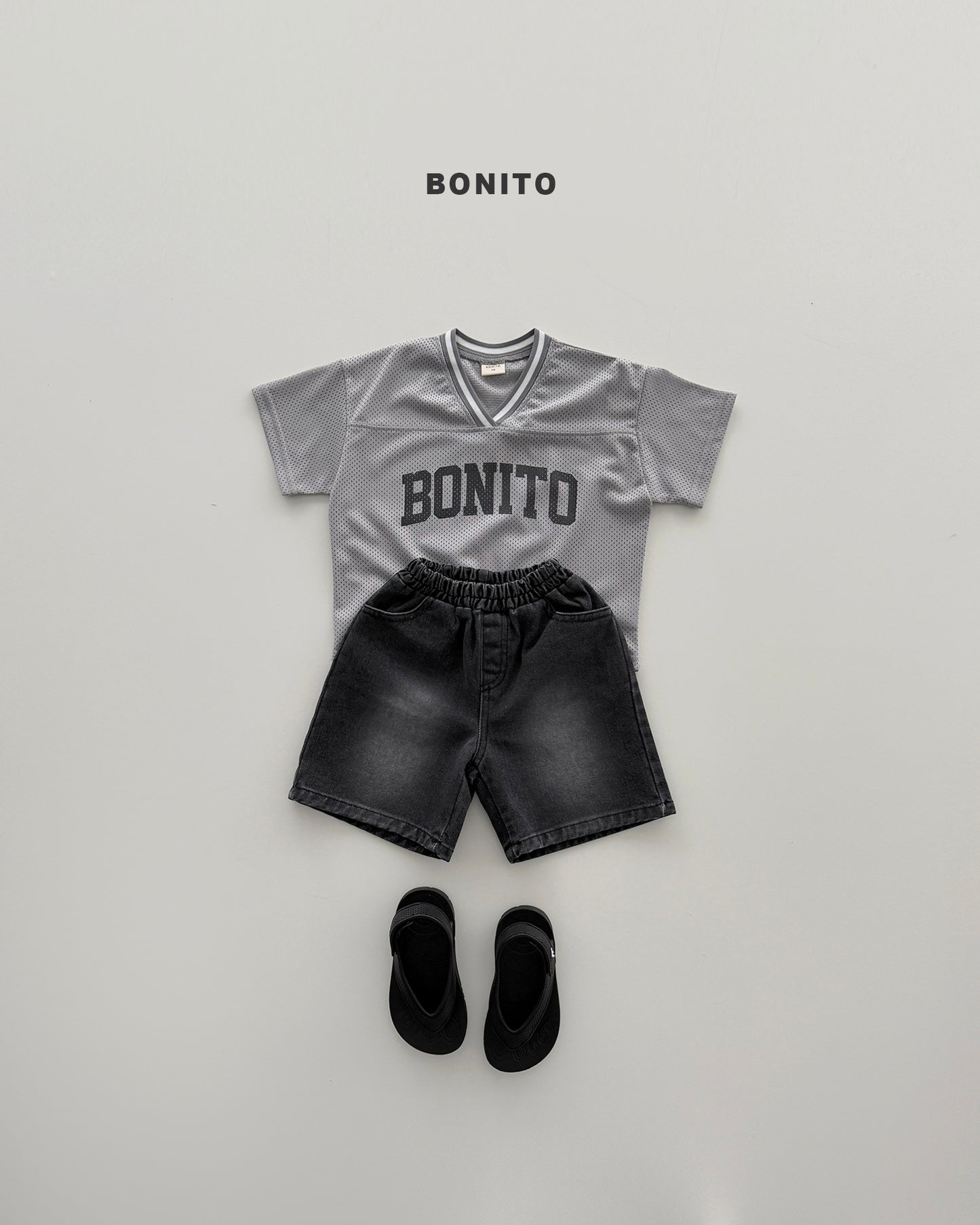 【PREORDER 4日間限定】15.bonito mesh tee