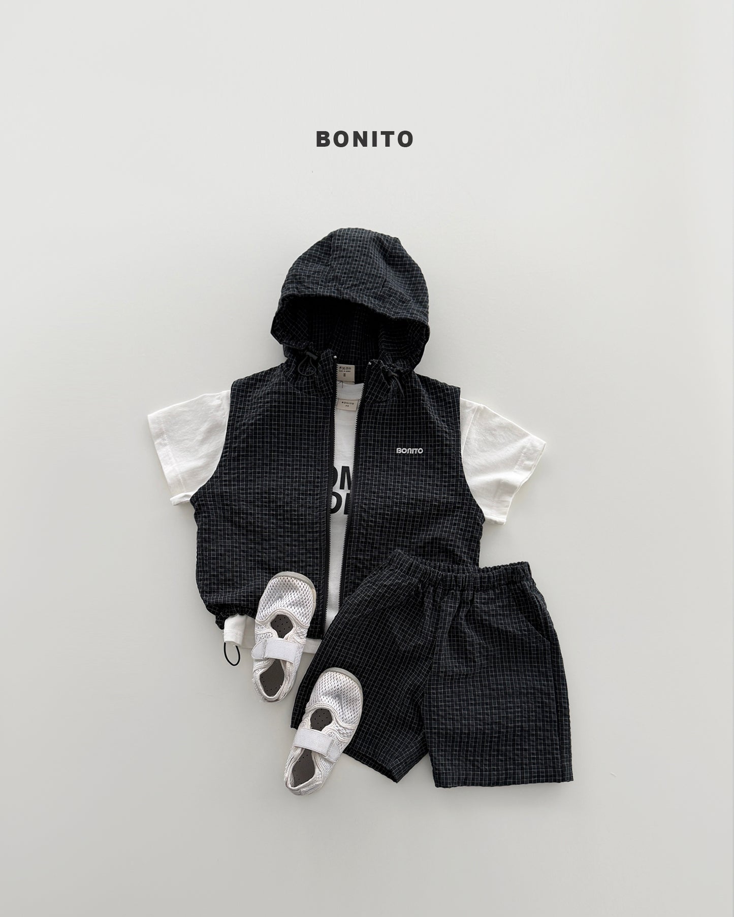 【PREORDER 4日間限定】39.high vest zip-up set