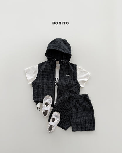 【PREORDER 4日間限定】39.high vest zip-up set
