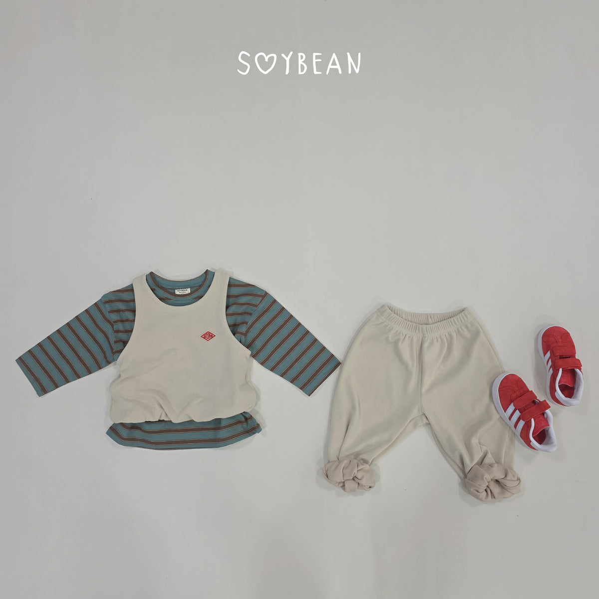 【秋のPRE-ODER 5%OFF】09.Oversized Boxy Stripe Tee (7 Sizes)