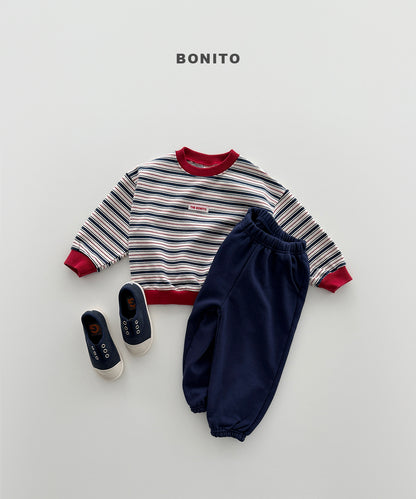 42.Feeling Stripe Sweatshirt