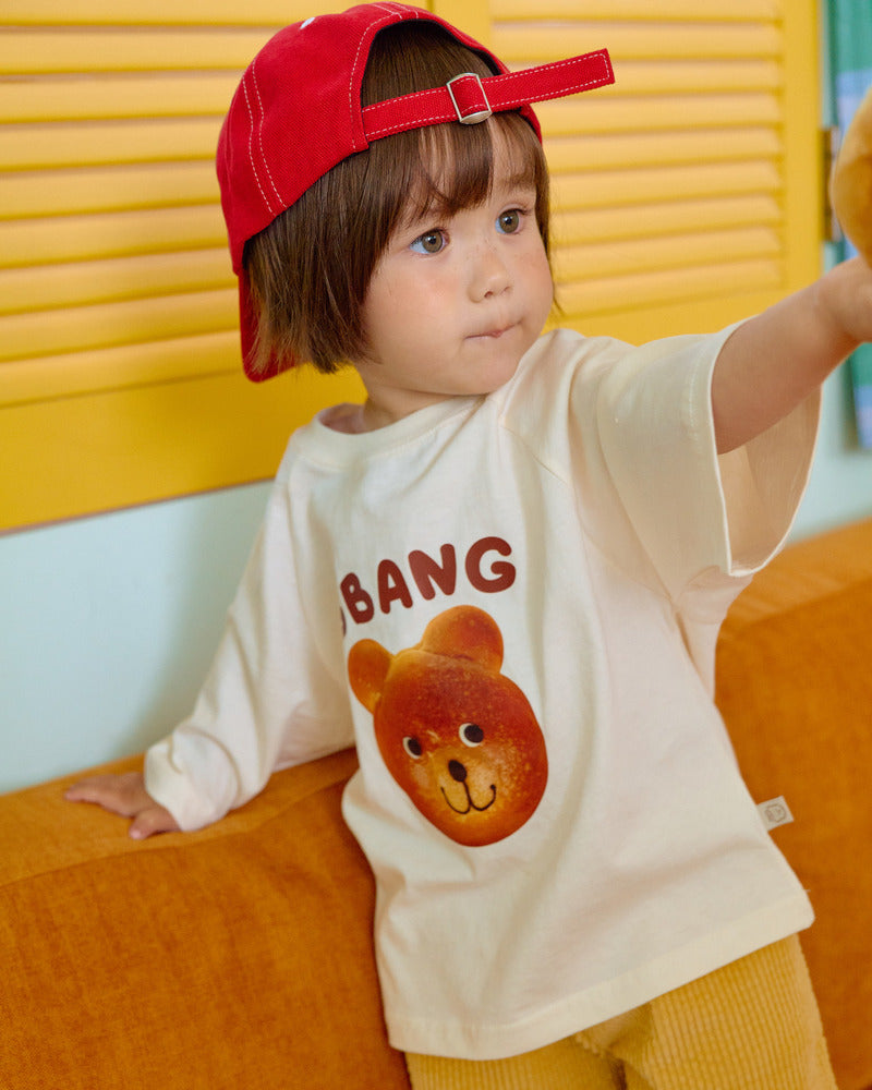 【PRE-ODER〆8.9(sun)】12.Bread Raglan T-Shirt – Kids | oottbebe