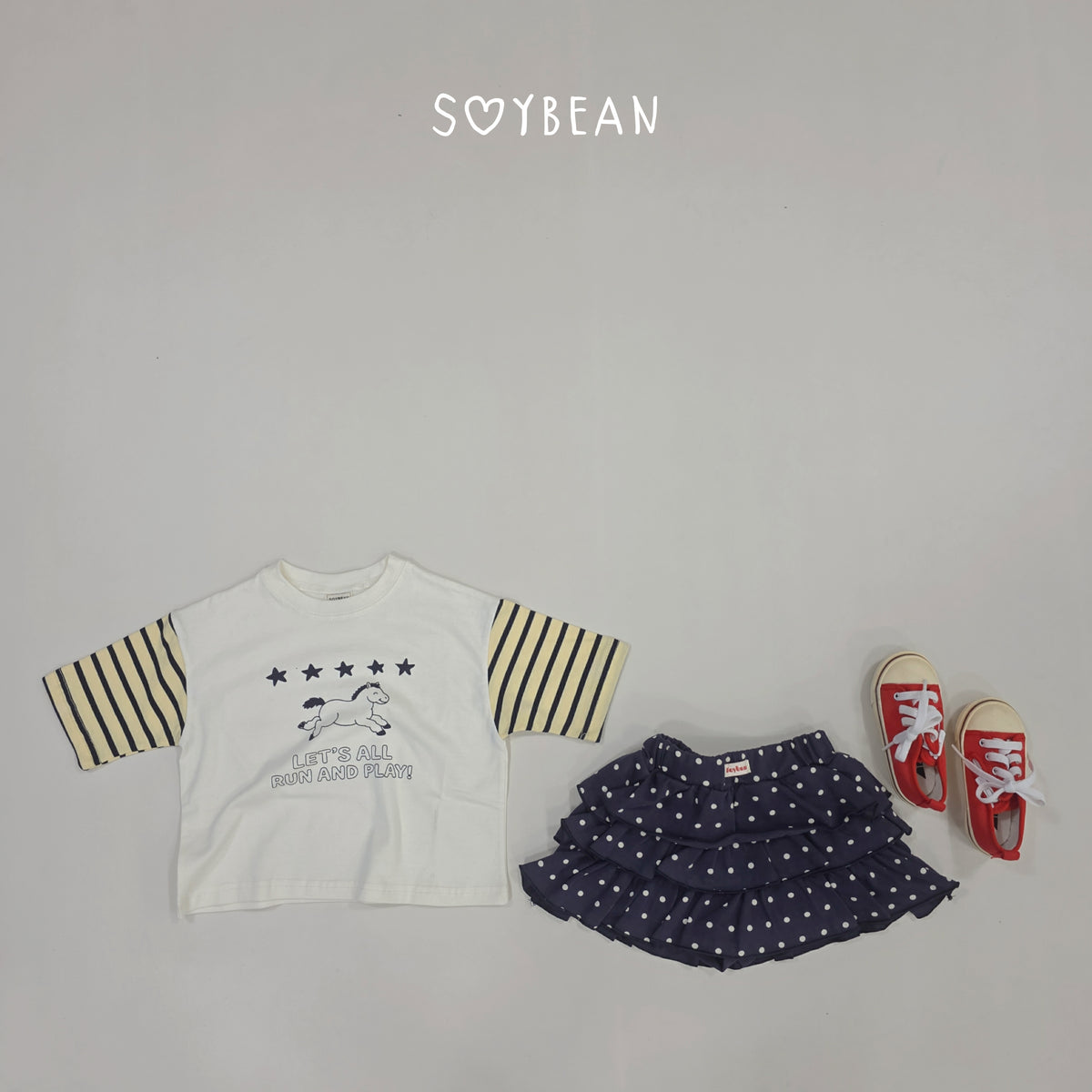 【秋のPRE-ODER 5%OFF】28.Pony Star Cropped Tee (7 Sizes)