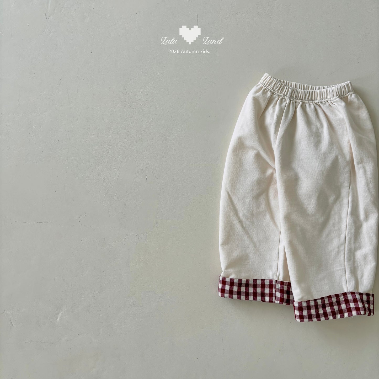 【PRE-ODER〆8.9(sun)】17.Check Contrast Pants | lalaland