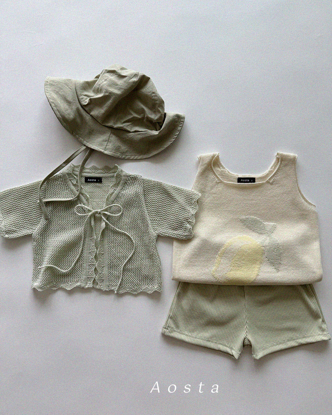 【PREORDER受付終了、ご希望はお問い合わせください。】19.Knit Fruit Vest