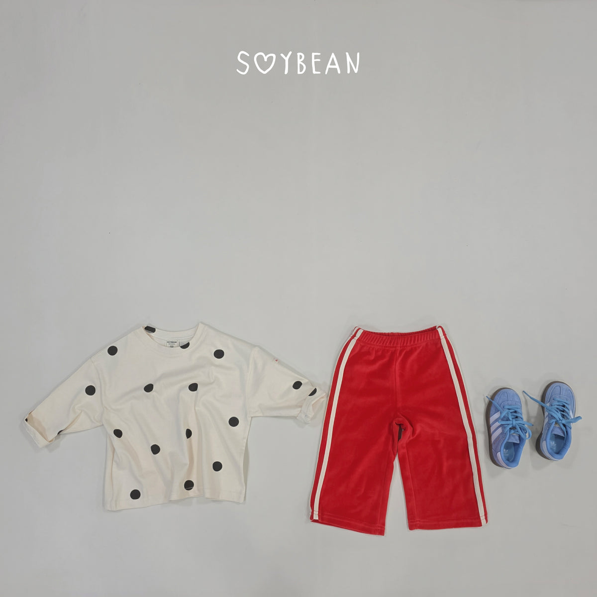 【秋のPRE-ODER 5%OFF】11.Oversized Boxy Dot Tee (7 Sizes)
