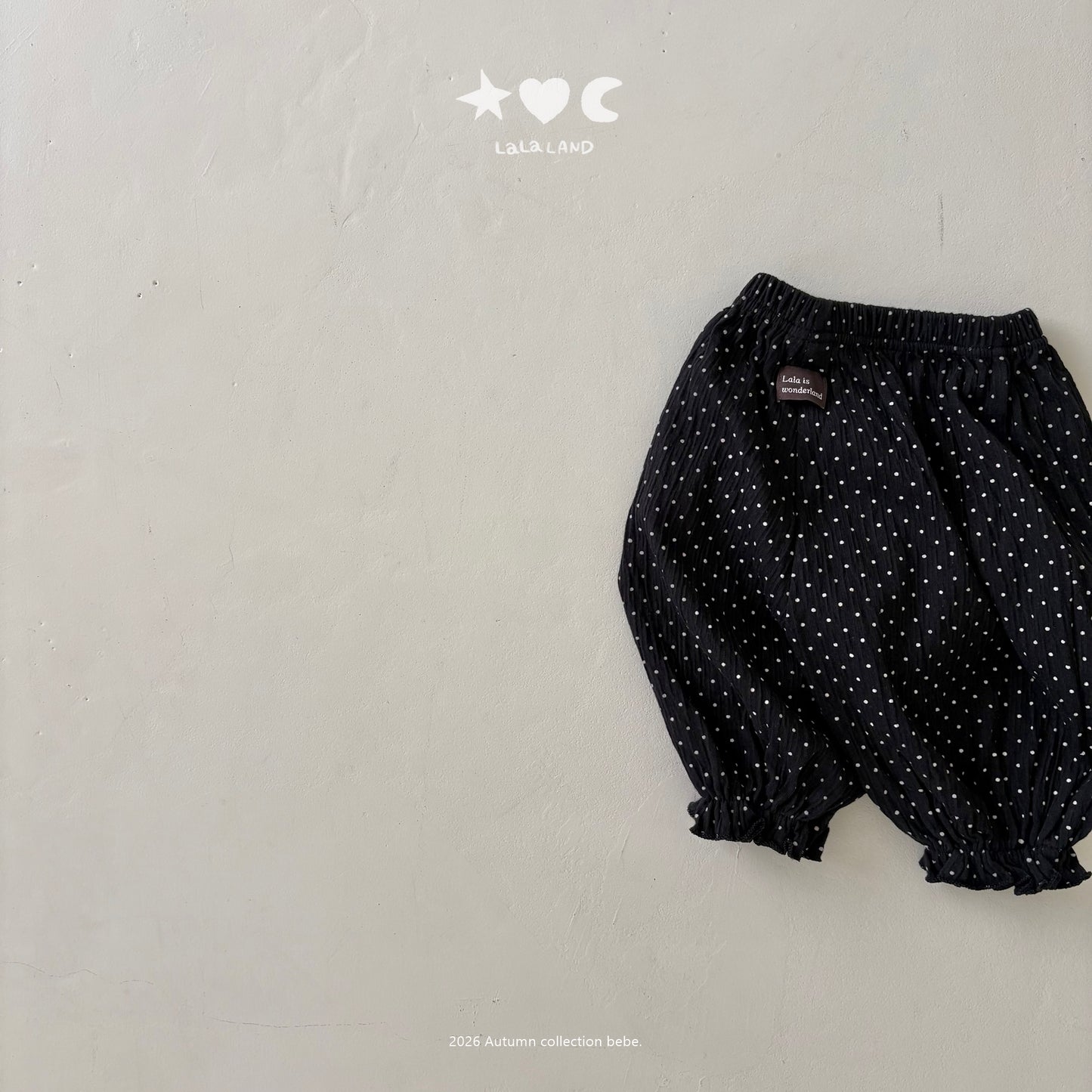 【PRE-ODER〆8.9(sun)】37.Dot Sausage Pants | lalaland