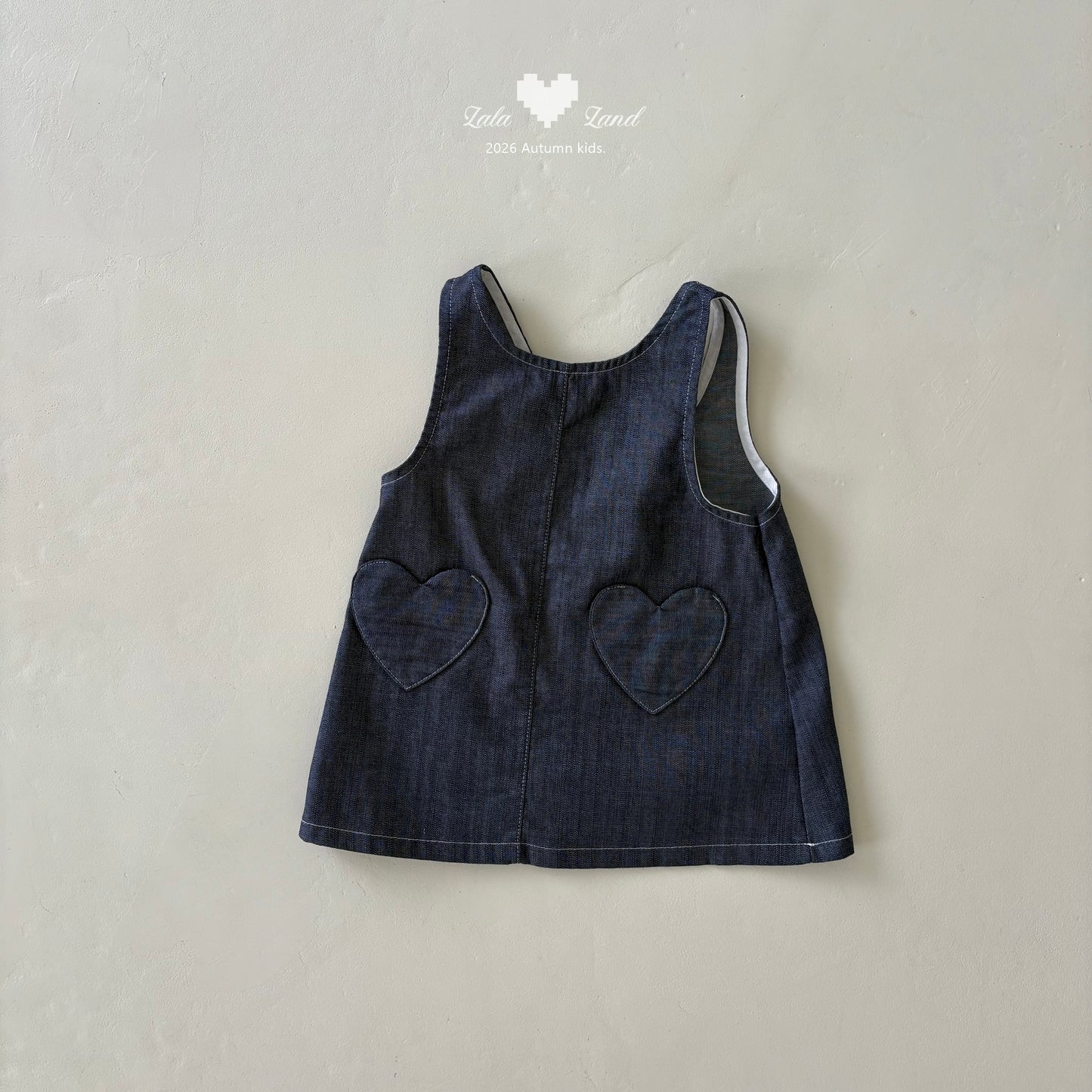 【PRE-ODER〆8.9(sun)】12.Heart-pocket Dress | lalaland