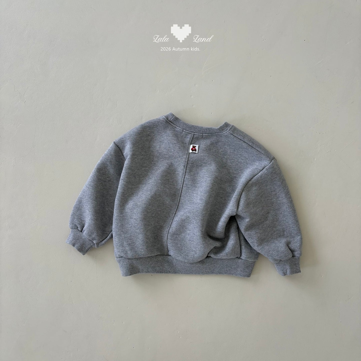 【PRE-ODER〆8.9(sun)】28.Round Panel Sweatshirt | lalaland
