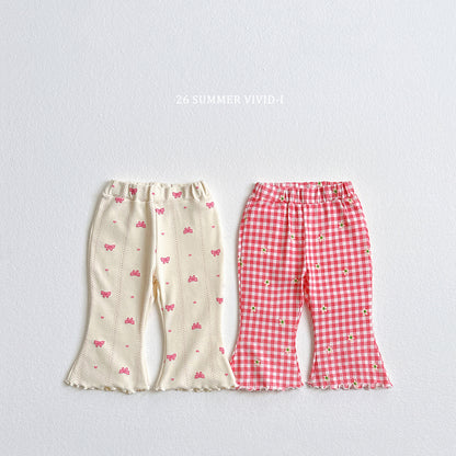 【PREORDER受付終了、ご希望はお問い合わせください。】30.Pattern Bell 7分丈 Pants