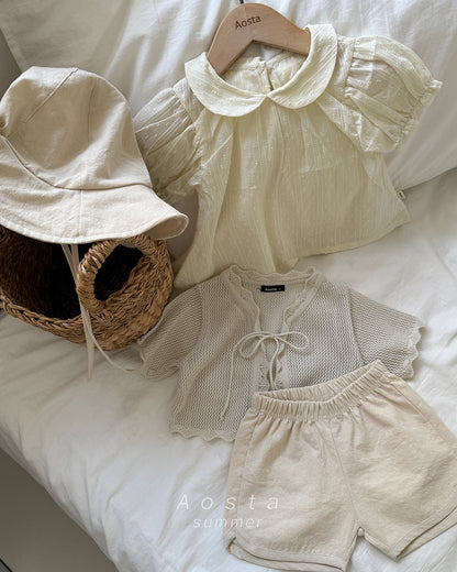 【PREORDER受付終了、ご希望はお問い合わせください。】61.Collar Blouse