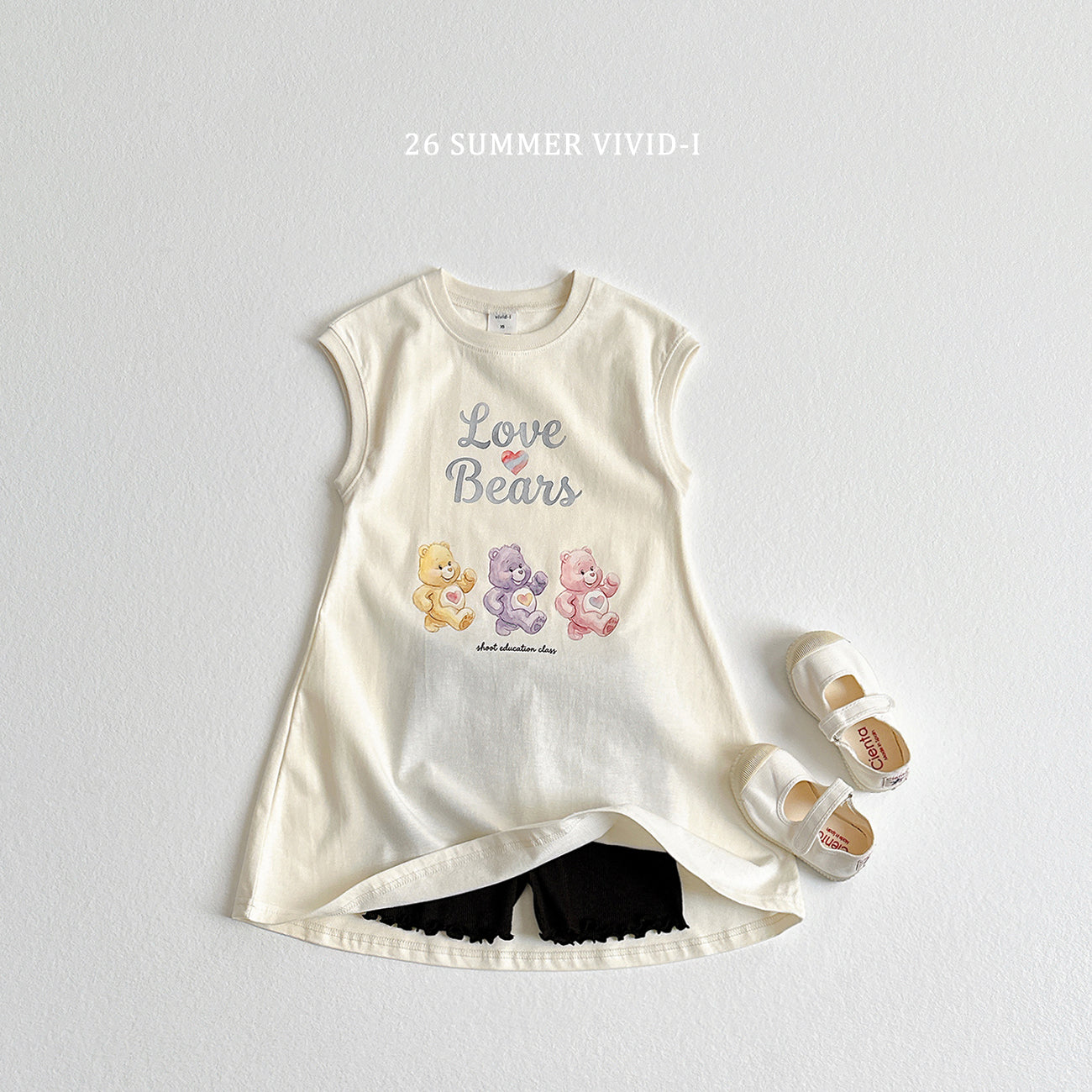 【PREORDER受付終了、ご希望はお問い合わせください。】90.Painted Bear Long Dress