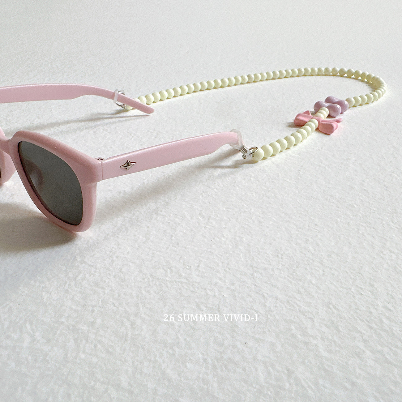 【PREORDER受付終了、ご希望はお問い合わせください。】118.Heart Case Necklace Sunglasses