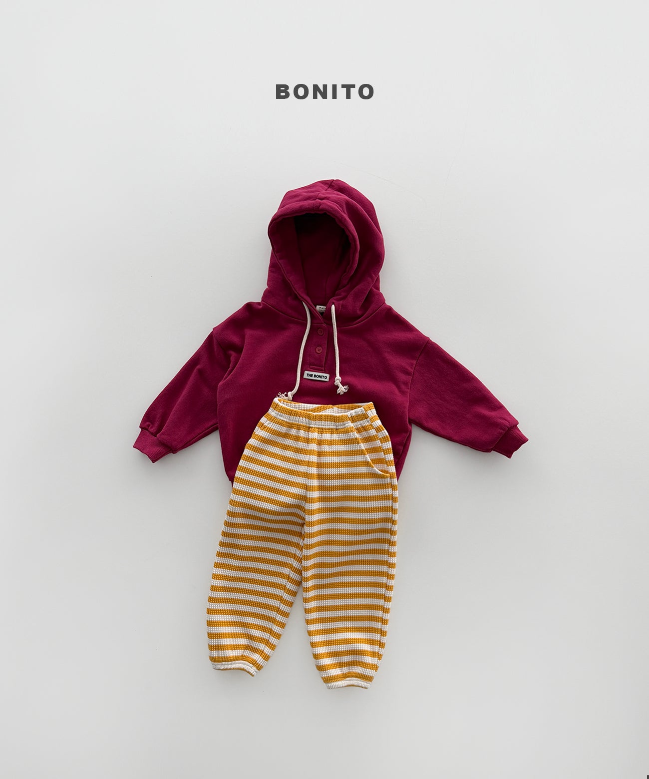 29.Waffle Stripe Jogger Pants