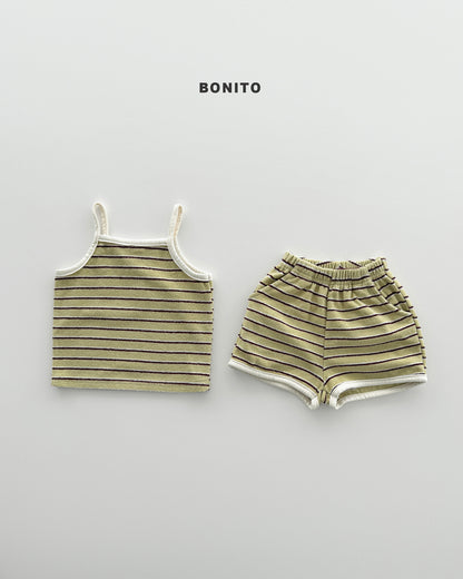 【期間限定 PRE-ODER】5.Bébé Terry Sleeveless Set